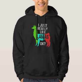 Moletom Eu Só Realmente Gosto de Lhamas Llama