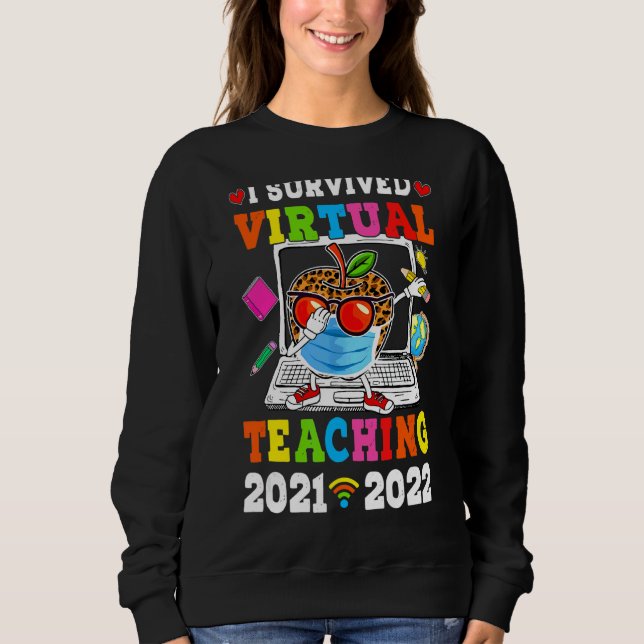 Moletom Eu Sobrevivi ao Ensino à Distância Virtual 2021 20 (Frente)
