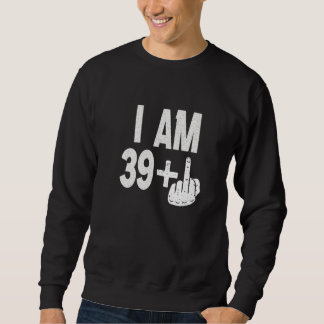 Moletom Eu Sou 39 Mais Nascer De Dedo Médio