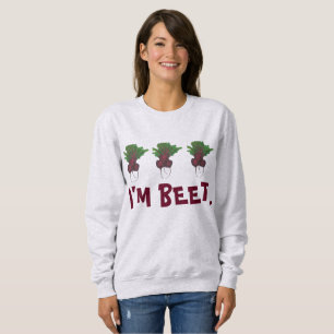Moletom Eu sou Beet (Beat) Red Beet Vegetable Vegan