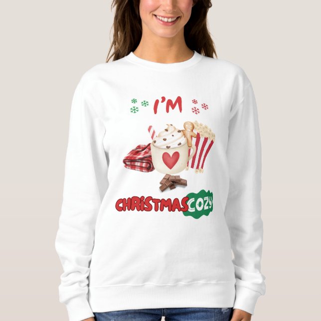 MOLETOM EU SOU CHRISTMAS COZY (Frente)