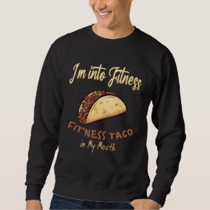 Moletom Eu sou Fitness Taco na Boca Homens Mulheres Juvent