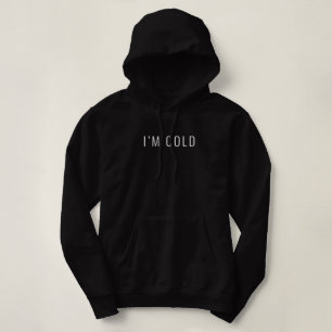 Moletom Eu sou Frio Engraçado Hoodie