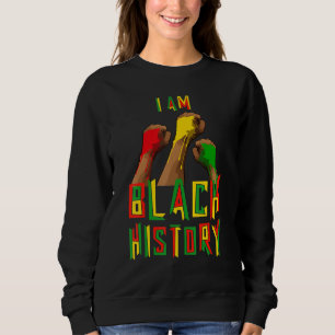 Moletom Eu Sou História Negra Afro Americano Melanina Orgu