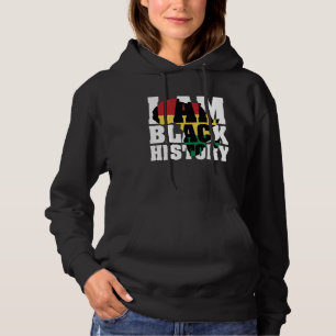 Moletom Eu sou História Negra BLM Orgulho da Melanina Áfri