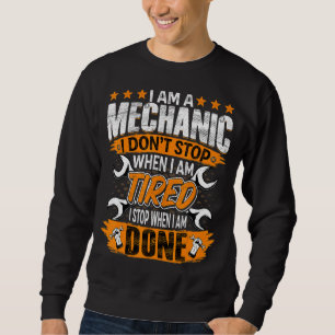 Moletom Eu sou mecânico mecânico de garagem mecânico autom