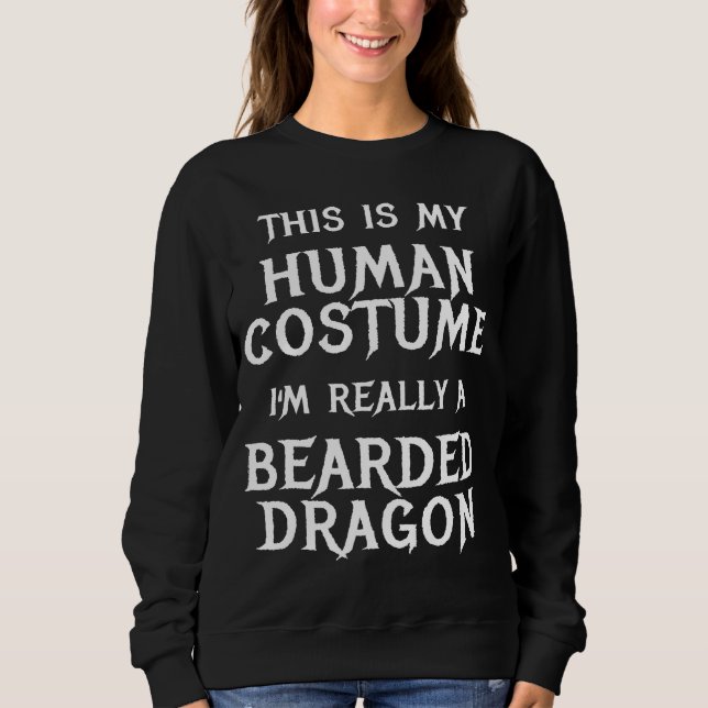 Moletom Eu Sou Mesmo Um Dragão De Barba Fácil Costume De H (Frente)