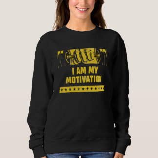 Moletom Eu Sou Minha Motivação Treino Citação Motivacional