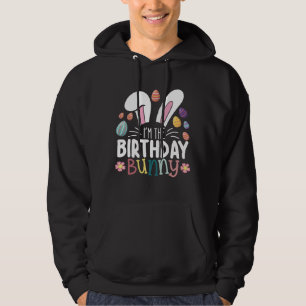 Moletom Eu Sou o Coelho de Aniversário da Páscoa Roupas de