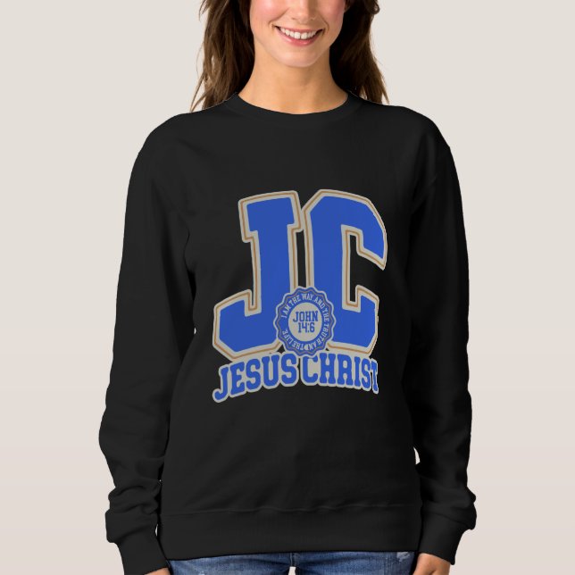 MOLETOM EU SOU O CRISTO JESUS (Frente)
