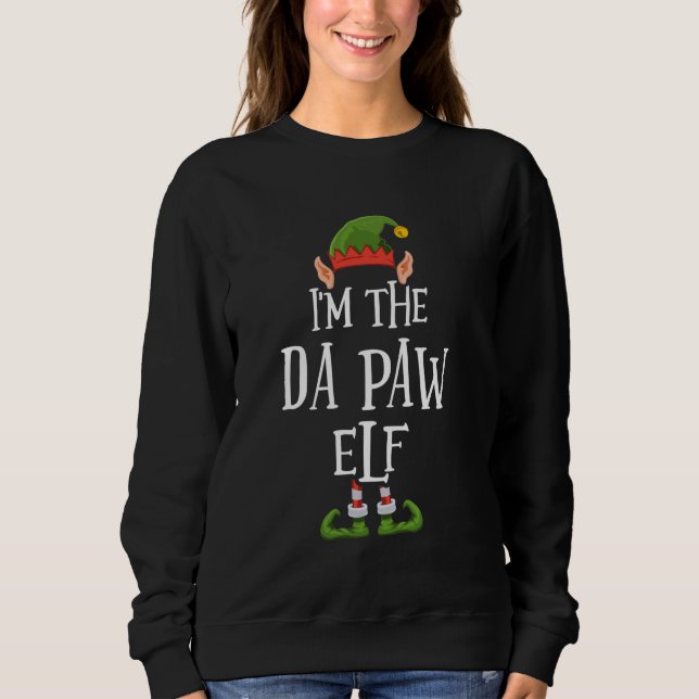 Moletom Eu sou o Da Paw Elf Graphic - Feliz Natal (Frente)