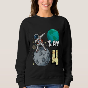 Moletom Eu sou o garoto astronauta espacial Moon Walker de