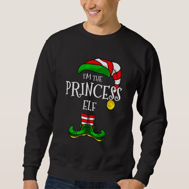 Moletom Eu Sou O Grupo De Elfa Princesa Natal Correspondên (Frente)