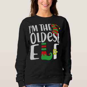 Moletom Eu sou o irmão Elf Family Matching Group Christma