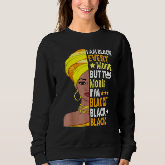 Moletom Eu Sou Preto Todos Os Meses, Mas Neste Mês Sou Pre