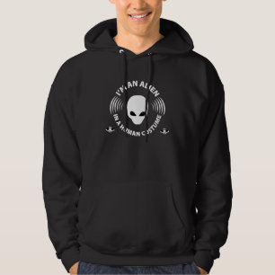 Moletom Eu sou um Alien em um Traje Humano