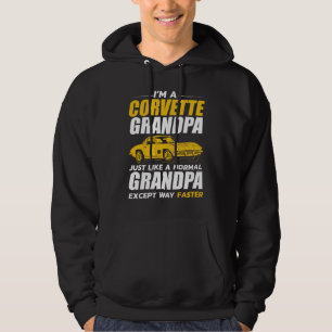 Moletom eu sou um avô corvette como um vovô normal
