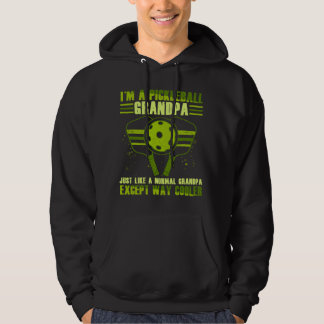 Moletom Eu Sou Um Avô de Pickleball Como Um Avô Normal