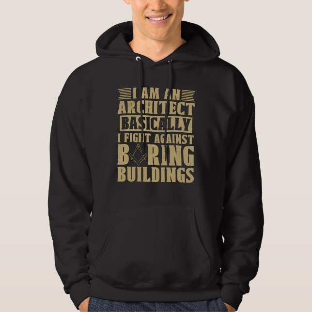 Moletom Eu Sou Um Construtor De Arquitetura Basicamente Ar (Frente)