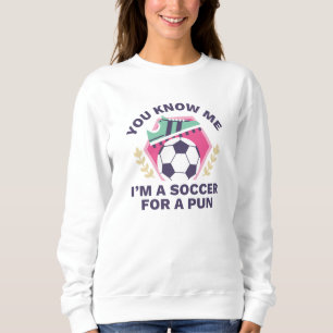 Moletom Eu sou um futebol para um trocadilho