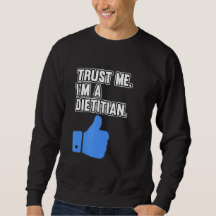 Moletom Eu sou um gráfico de dieta alimentar nutricionista