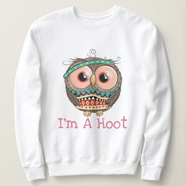 Moletom Eu sou um Hoot (Frente do Design)