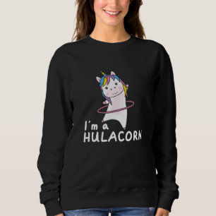 Moletom Eu Sou Um Hulacoran Fazendo Esporte Divertido Anim