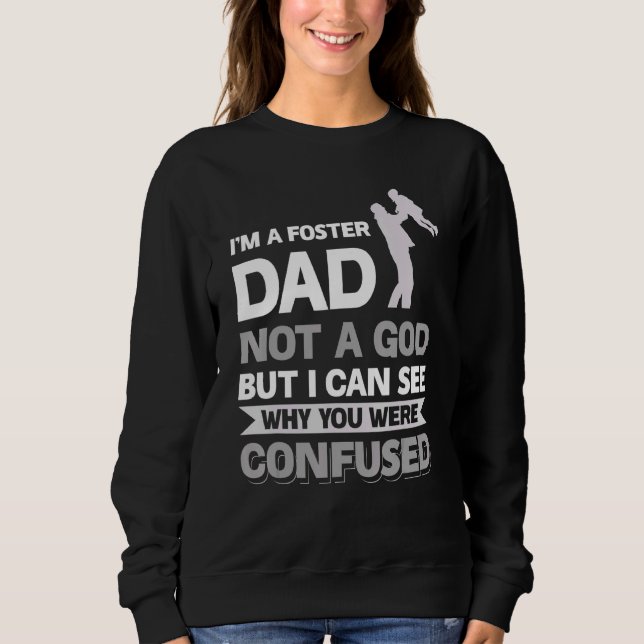 Moletom Eu sou um Pai de espólio não um Deus que eu posso  (Frente)