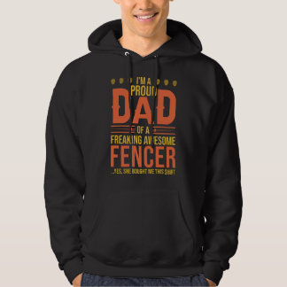 Moletom Eu sou um Pai Orgulhoso de assustar a Fencer Incrí