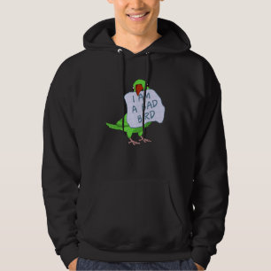 Moletom Eu Sou Um Pássaro Mau Eu Corpo De Pingacete Verde