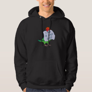 Moletom Eu Sou Um Pássaro Mau Papagaio Lovebird de Fischer