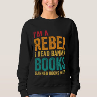 Moletom Eu Sou Um Rebelde Eu Leio Livros Proibidos Dia Do