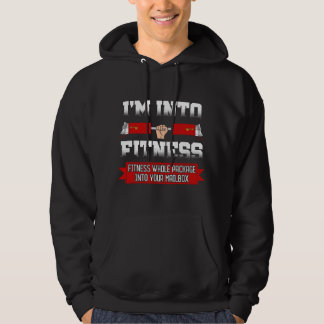 Moletom Eu sou um trabalhador postal amante da academia fi