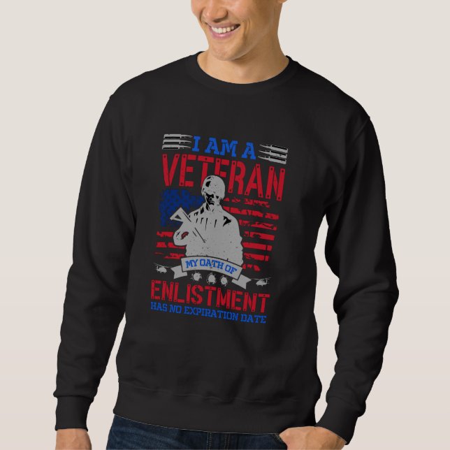 Moletom Eu Sou um Veterano - O Presente Perfeito para o He (Frente)