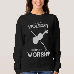 Moletom Eu Sou Um Violinista Criado A Culto Hoodie Long Sl