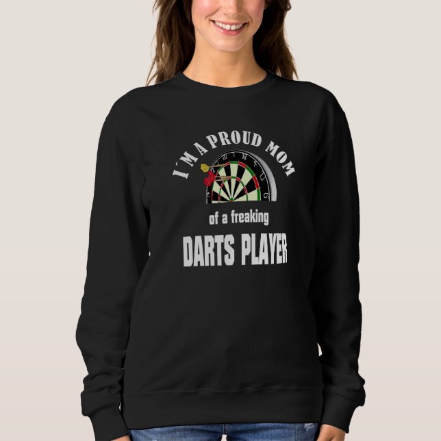 Moletom Eu sou uma mãe orgulhosa Dartsport Darts 180 (Frente)