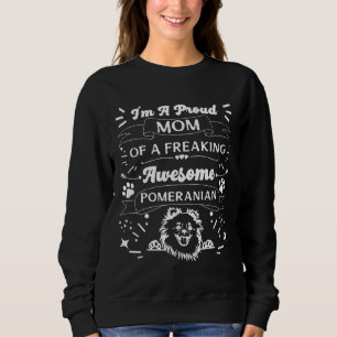 Moletom Eu Sou Uma Mãe Orgulhosa De Uma Pomeraniana Fantás