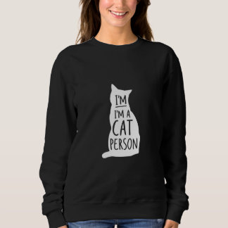 Moletom Eu sou uma pessoa de gato