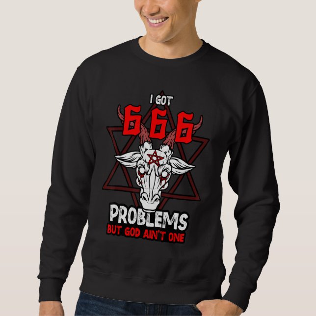 Moletom Eu Tenho 66 Problemas Mas Deus É Um 1 (Frente)