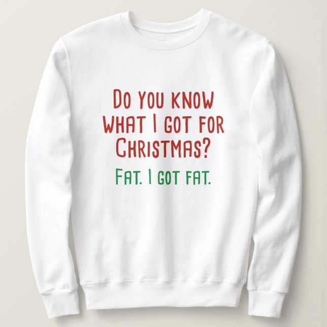 Moletom Eu Tenho Gordura (Frente do Design)