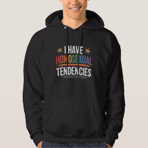 Moletom Eu Tenho Tendências Homossexuais Orgulho LGBTQ Arc
