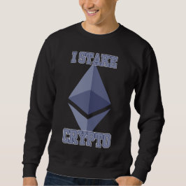 Moletom Eu tomo Cripto Quiet Power Blockchain Builds