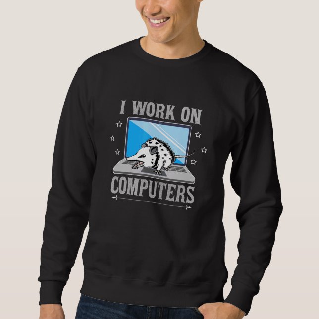 Moletom Eu Trabalho Em Computadores Ogambm 2 (Frente)