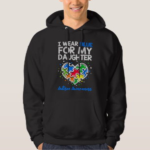 Moletom Eu Uso Azul Para a Consciência do Autismo da Minha