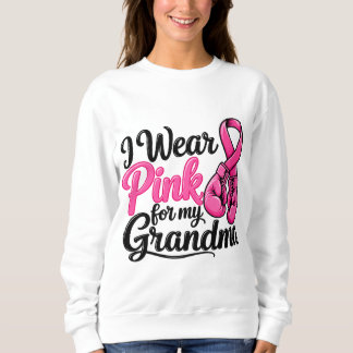 Moletom Eu Uso Rosa pela Minha Avó