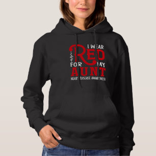 Moletom Eu Uso Vermelho Para Minha Tia Campanha Americana