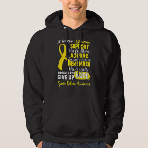Moletom Eu Visto Apoio Amarelo Os Combatentes Spina Bifida