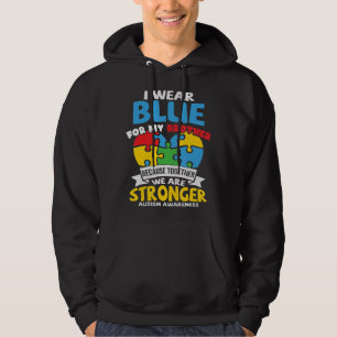 Moletom Eu Visto Azul Para A Consciência Autismo A Matar 