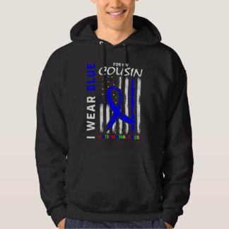 Moletom Eu Visto Azul Para Meu Primo Autismo Sinalizador D