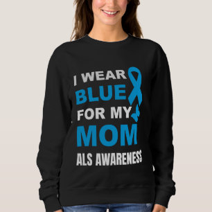 MOLETOM EU VISTO AZUL PARA MINHA MÃE SENSIBILIZAR